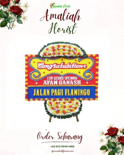 Bunga Papan Congratulation di Pakunden